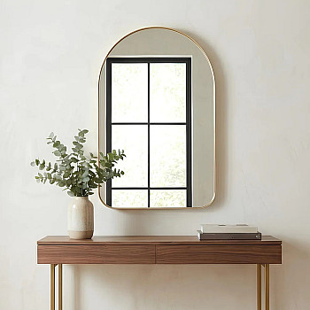 Zrkadlo 48235 Arca 60x90cm Gold aluminium