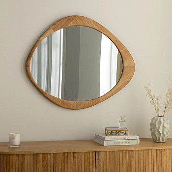 Zrkadlo 48244 Organic 90x75cm Dub dyha