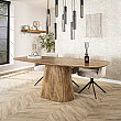 Jedálenský stôl 22-98 Wave 215x105cm Masív Drevo Mango