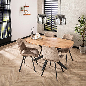 Jedálenský stôl 29-73 Arhus 150x90cm Drevo Acacia