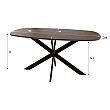 Jedálenský stôl 29-73B Arhus 150x90cm Drevo Hnedá Acacia