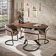 Jedálenský stôl 29-75B Arhus 180x90cm Drevo Hnedá Acacia