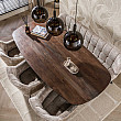 Jedálenský stôl 29-77B Arhus 215x105cm Drevo Hnedá Acacia