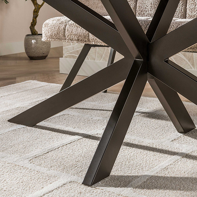 Jedálenský stôl 29-77B Arhus 215x105cm Drevo Hnedá Acacia