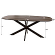 Jedálenský stôl 29-77B Arhus 215x105cm Drevo Hnedá Acacia