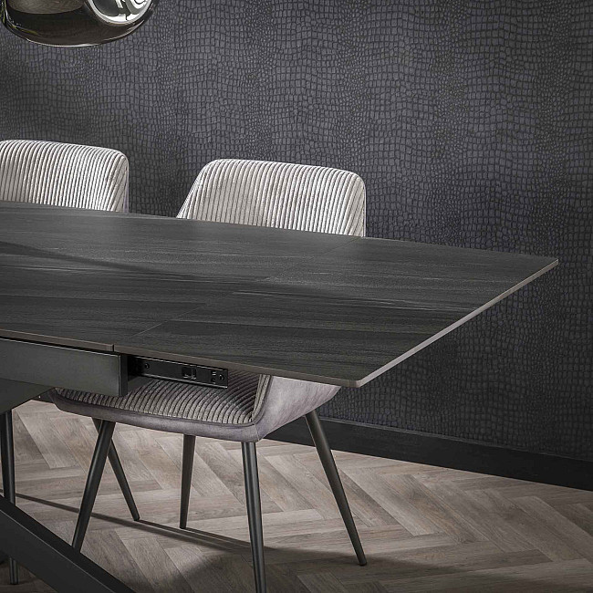 Rozkladací jedálenský stôl 45-29 160/240x90cm Ceramic Australian Black Rozkladací jedálenský stôl 45-29 160/240x90cm Ceramic Australian Black