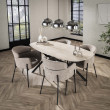 Jedálenský stôl 45-65 180x90cm Ceramik Travertín Jedálenský stôl 45-65 180x90cm Ceramik Travertín