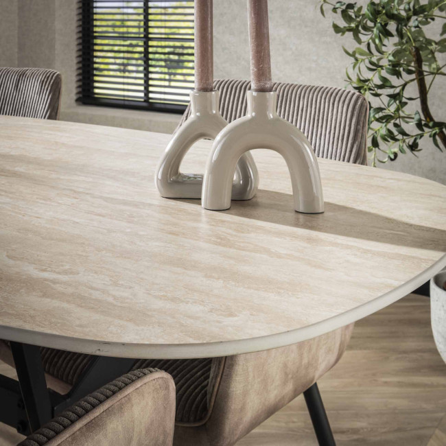 Jedálenský stôl 45-65 180x90cm Ceramik Travertín Jedálenský stôl 45-65 180x90cm Ceramik Travertín
