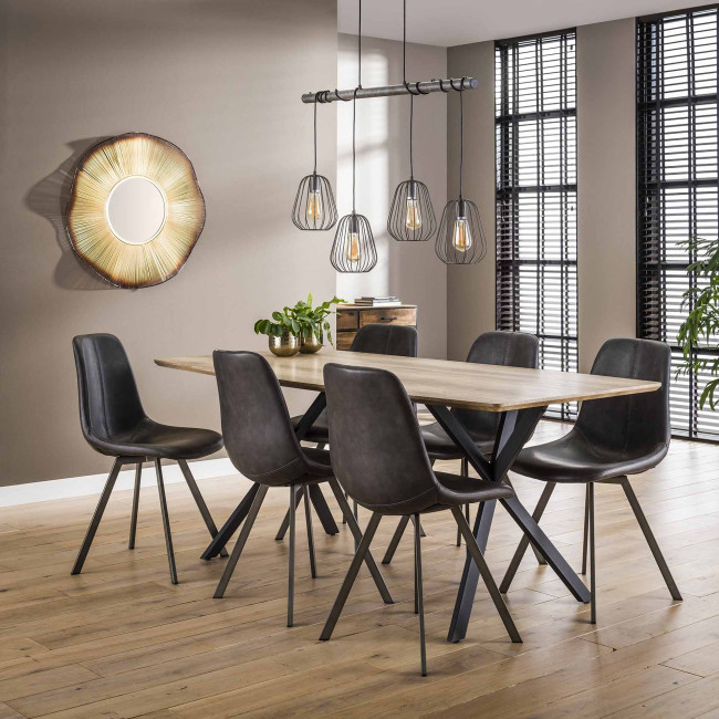 Jedálenský stôl 56-86 190x90cm Bielený dub Jedálenský stôl 56-86 190x90cm Bielený dub