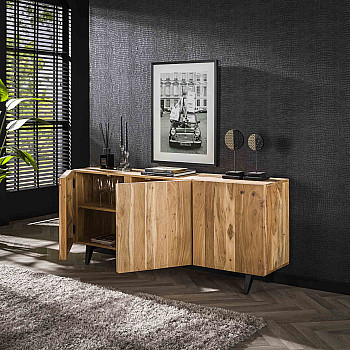 Komoda 28-52 Block 180cm Drevo Acacia
