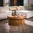 Konferenčný stôl 27-38 Sleek Ø90cm Drevo Mango Konferenčný stôl 27-38 Sleek Ø90cm Drevo Mango