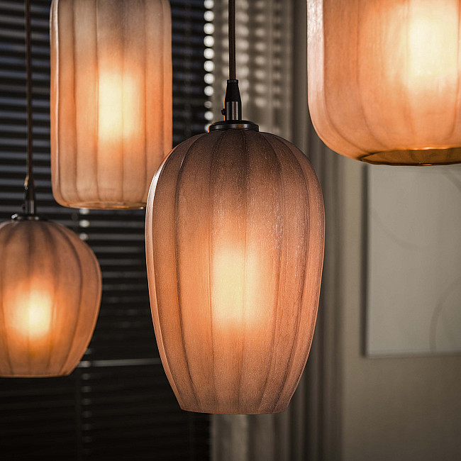 Luster 60-42 Altura 5L Frosted Sienna Brown Glass