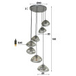 Luster 70-11 7L Round Cloud Luster 70-11 7L Round Cloud