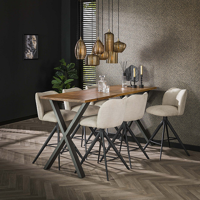 Luster 70-64 Stripe 4+3L Jantar Glass