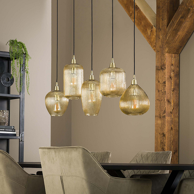 Luster 70-84 Stripe 5L Jantar Glass
