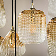 Luster 70-96 Stripe 5+4L Jantar Glass