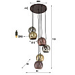 Luster 71-55 Bol 6L Multicolour Nikel