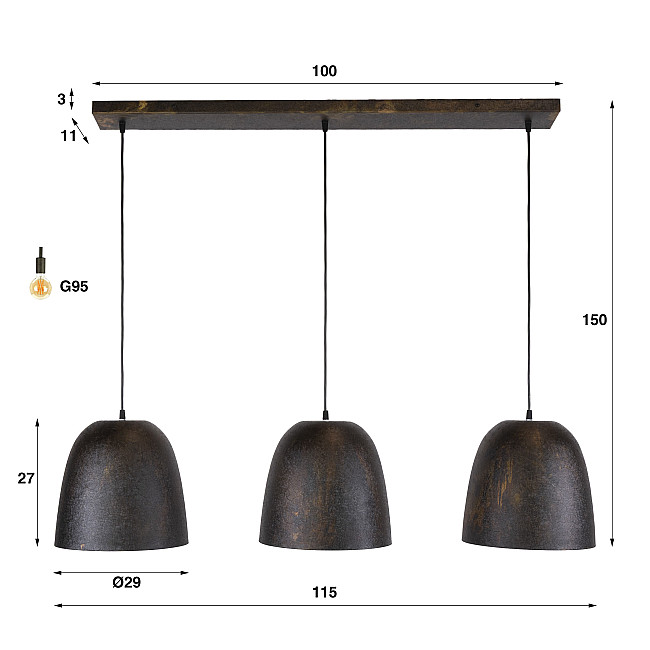 Luster 73-46 Nova 3L Smoked Brown