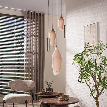 Luster Cocoon 5L Brown Frosted Glass