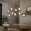Luster 5+4L Conic Smoke Grey Glass