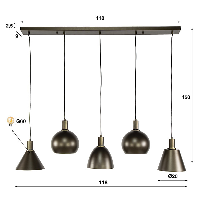 Luster 78-91 Metallo 5L Sienna Brown