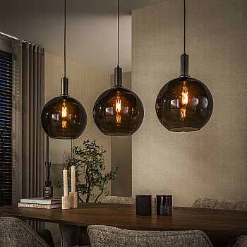 Luster 79-10S Sfere 3L Brown Glass