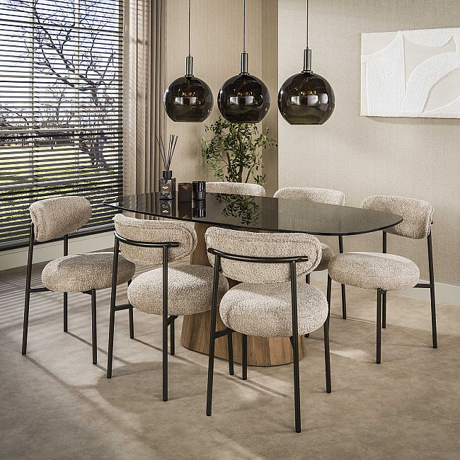 Luster 79-10S Sfere 3L Brown Glass