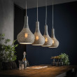 Luster 81-41 4 x Ø28cm industry concrete cone