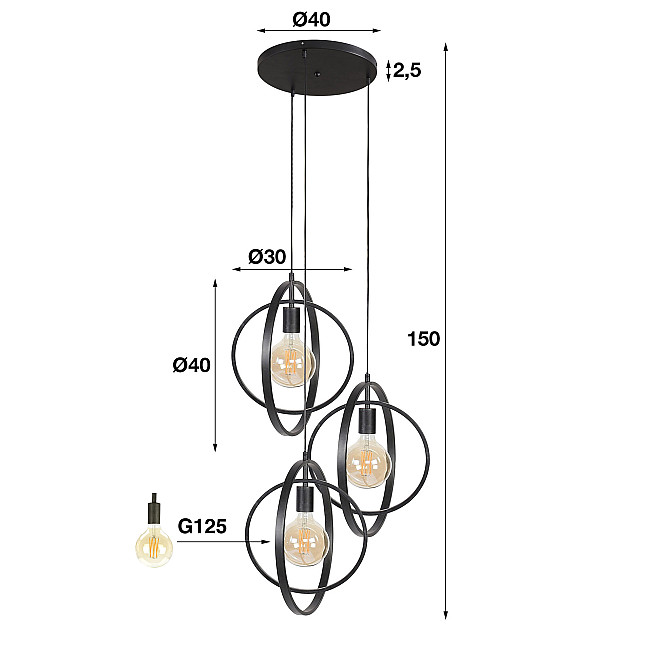 Luster 83-25 Turn Around 3L Charcoal