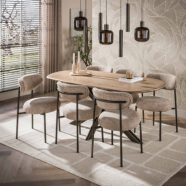 Luster 84-31 Bronza 4+3L Brown Glass