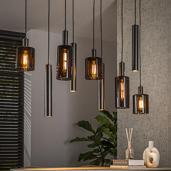 Luster 84-37 Sepiora 5+4L Brown Glass