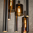 Luster 84-37 Sepiora 5+4L Brown Glass