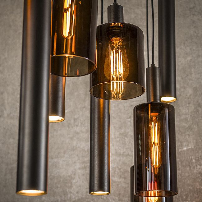 Luster 84-37 Sepiora 5+4L Brown Glass