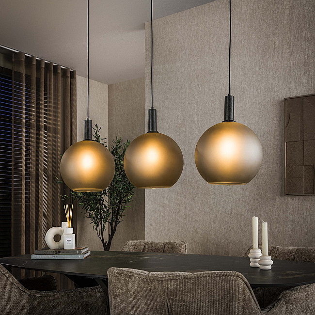 Luster 84-43 Bubble 3L Frosted Grey Glass