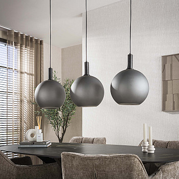 Luster 84-43 Bubble 3L Frosted Grey Glass