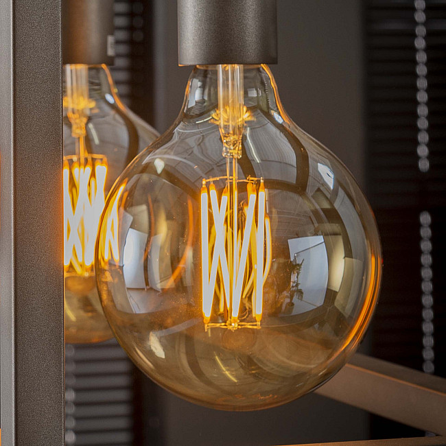 Filament LED žiarovka 84-65 Ø7cm Amber glass