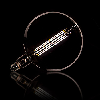 Filament LED žiarovka 84-68S Ø20cm Smoke grey glass