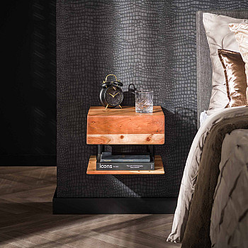 Nočný stolík 22-97 Shelve Drevo Acacia Nočný stolík 22-97 Shelve Drevo Acacia