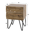Nočný stolík 27-65 Ocean Drevo Mango