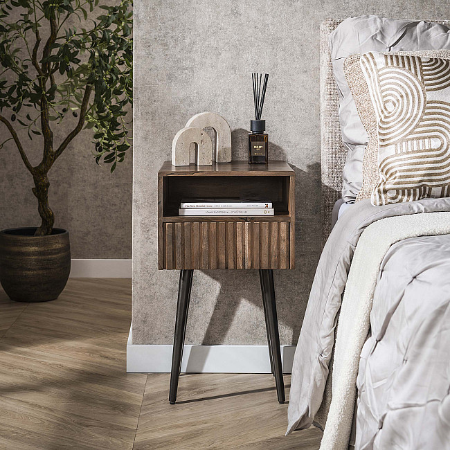 Nočný stolík 30-13 Carve Drevo Acacia