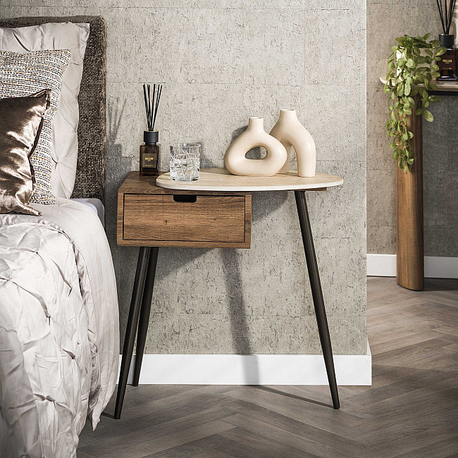 Nočný stolík 42-11 Trevino Dubová dyha - Pravý