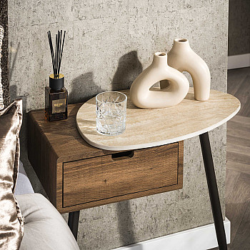 Nočný stolík 42-11 Trevino Dubová dyha - Pravý