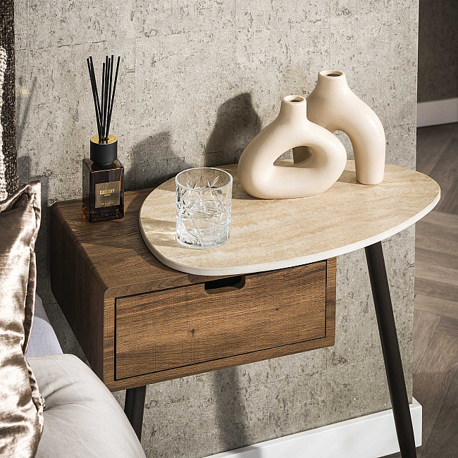 Nočný stolík 42-11 Trevino Dubová dyha - Pravý