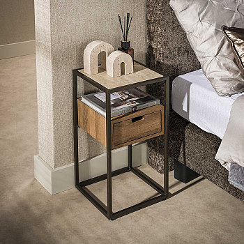 Nočný stolík 42-40 Cassetto Travertín