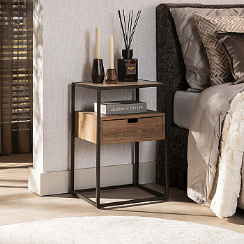 Nočný stolík 42-41 Cassetto Travertín