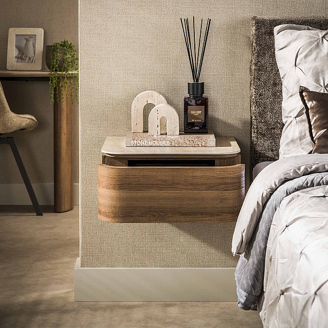 Nočný stolík 42-42 Cassetto Travertín