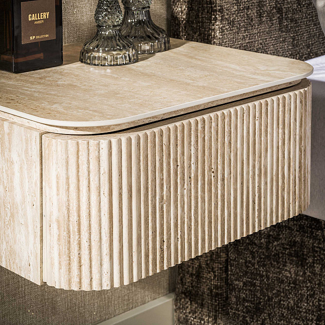 Nočný stolík 45-79 Romano Travertín