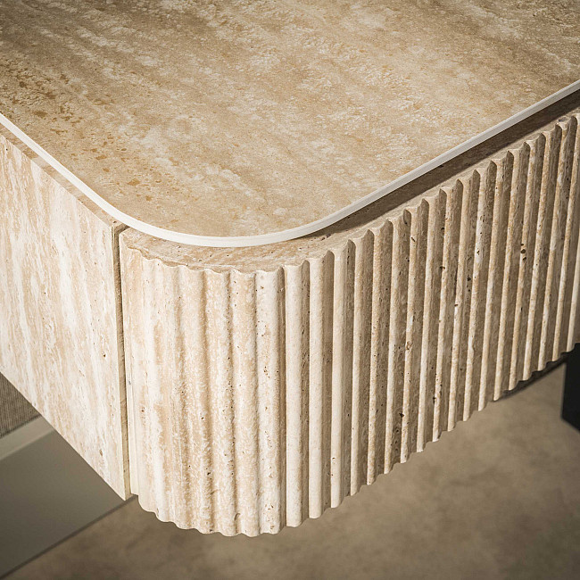 Nočný stolík 45-79 Romano Travertín