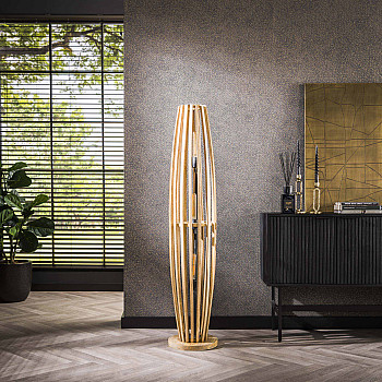 Stojaca lampa 70-52 Orbit 3L Drevo Mango