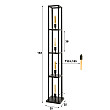 Stojaca lampa 73-14 Quadra 4L